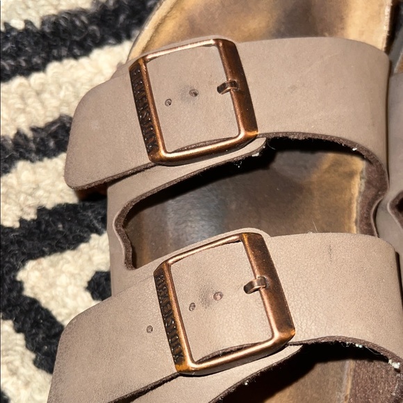 Birkenstock Dark Brown Double Strap Sandals - Picture 3 of 5